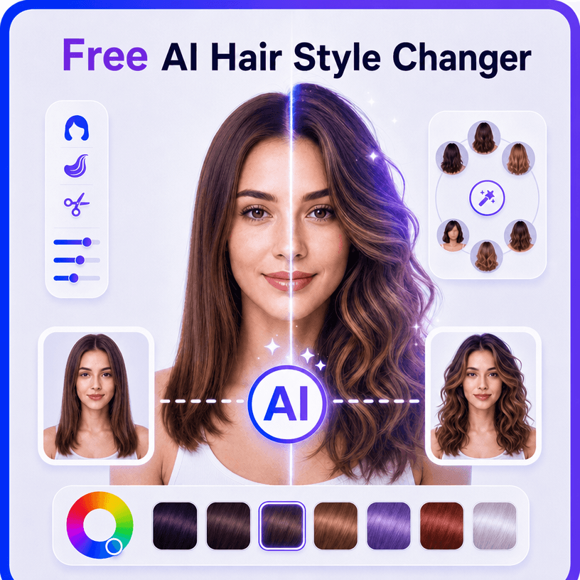 Free AI Hair Style Changer, Online Hairstyle Try-On Tool Free AI Hair Style Changer, Online Hairstyle Try-On Tool